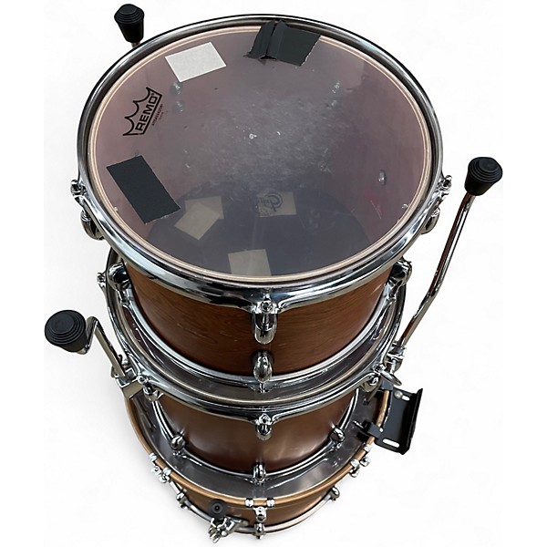 Used Gretsch Drums 3 Piece Catalina Club Series Satin Walnut Drum Kit