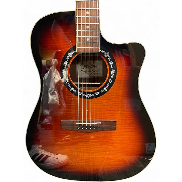 Used Fender T Bucket 300CE 2 Color Sunburst Acoustic Electric Guitar