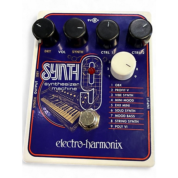Used Electro-Harmonix SYNTH9 Synthesizer Effect Pedal
