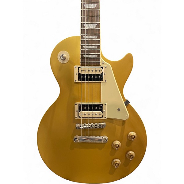 Used 2023 Epiphone Les Paul Classic Gold Top Solid Body Electric Guitar