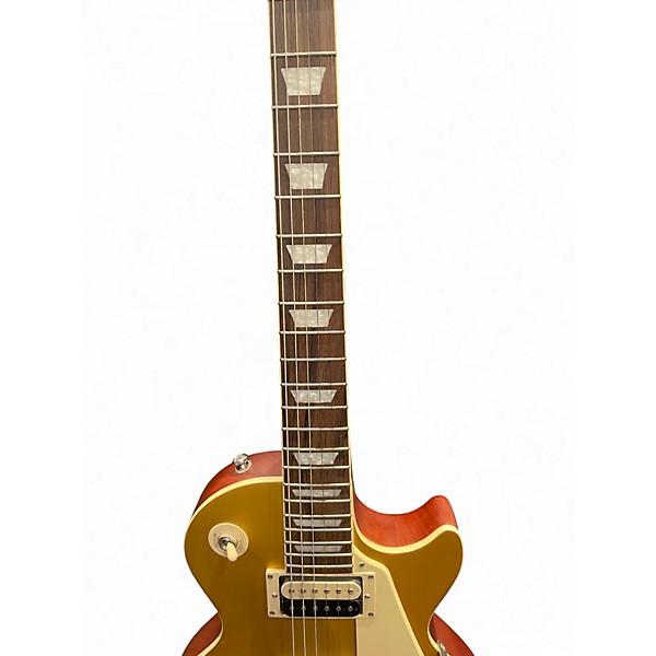 Used 2023 Epiphone Les Paul Classic Gold Top Solid Body Electric Guitar