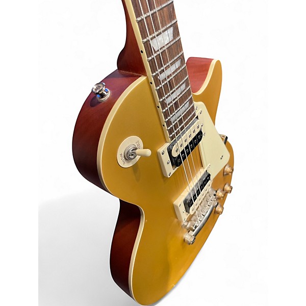 Used 2023 Epiphone Les Paul Classic Gold Top Solid Body Electric Guitar