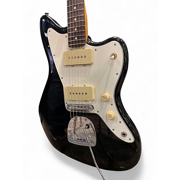 Used 2025 Fender PLAYER II JAZZMASTER Black Solid Body Electric Guitar