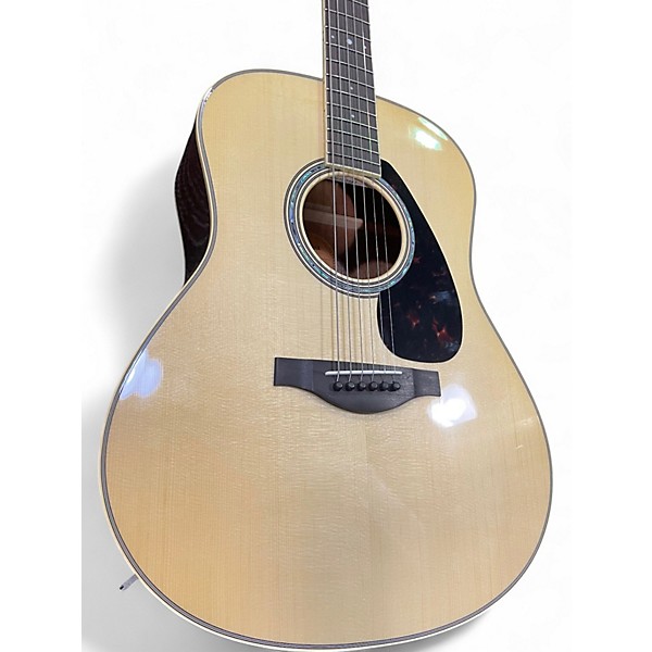 Used Yamaha ll6m Natural Acoustic Guitar