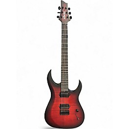 Used Schecter Guitar Research SUNSET EXTREME Satin Red Solid Body Electric Guitar