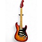 Used Fender American Ultra Luxe Stratocaster Plasma Red Burst Solid Body Electric Guitar thumbnail