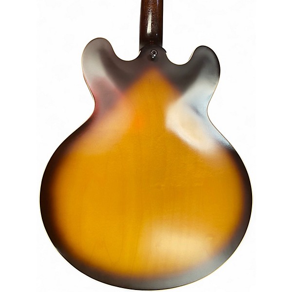 Used Gibson ES335 Satin Vintage Sunburst Hollow Body Electric Guitar