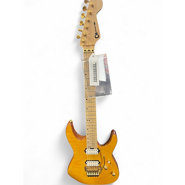 Used Charvel Pro mod dk24 Dark amber Solid Body Electric Guitar