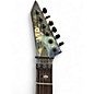 Used ESP LTD Kirk Hammett Signature White Zombie White Zombie Pattern Solid Body Electric Guitar