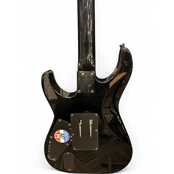 Used ESP LTD Kirk Hammett Signature White Zombie White Zombie Pattern Solid Body Electric Guitar