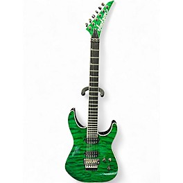Used Jackson SL2Q Pro Series Soloist Green Solid Body Electric Guitar