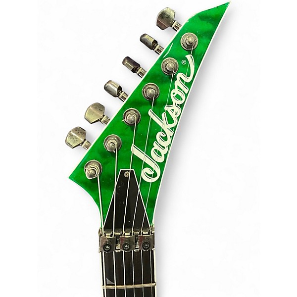 Used Jackson SL2Q Pro Series Soloist Green Solid Body Electric Guitar