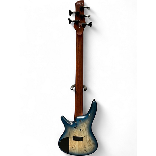 Used Ibanez SR605 5 String COSMIC BLUE Electric Bass Guitar