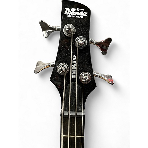 Used Ibanez GSRM20 Mikro Short Scale Black Electric Bass Guitar
