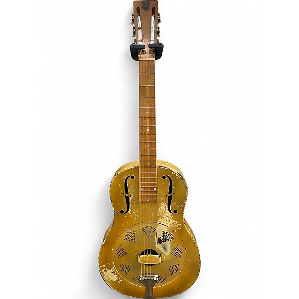 Vintage 1930s National TRIOLIAN Vintage Yellow Resonator Guitar