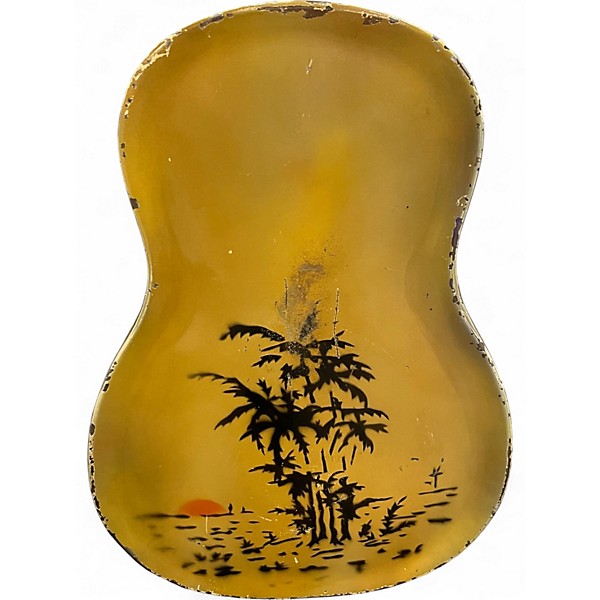 Vintage 1930s National TRIOLIAN Vintage Yellow Resonator Guitar