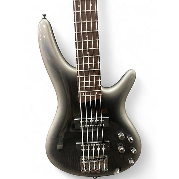 Used Ibanez SDGR Metallic Gray Electric Bass Guitar