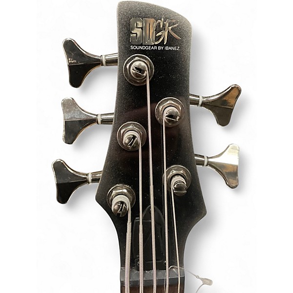 Used Ibanez SDGR Metallic Gray Electric Bass Guitar