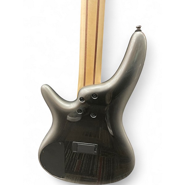 Used Ibanez SDGR Metallic Gray Electric Bass Guitar