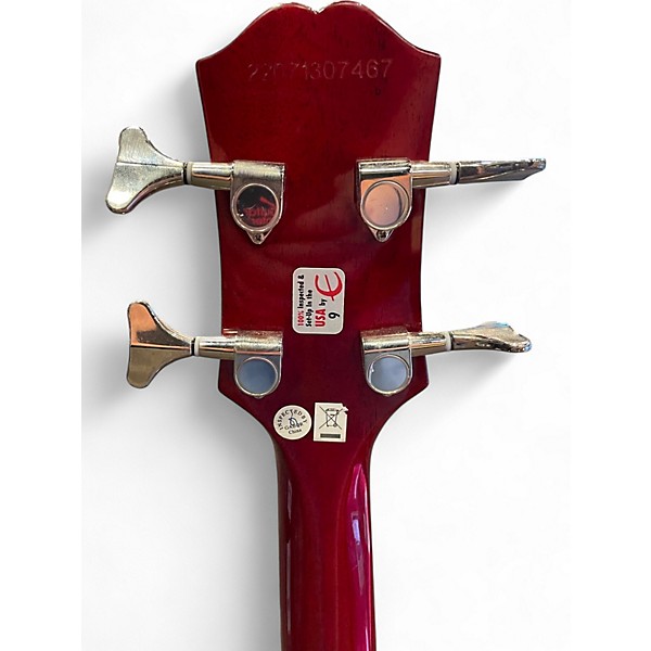 Used Epiphone Newport Cherry Electric Bass Guitar