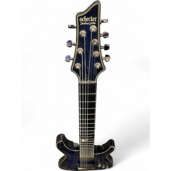 Used Schecter Guitar Research C7 Blackjack BLUE Solid Body Electric Guitar