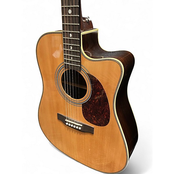 Used Luna AMD100 Natural Acoustic Electric Guitar