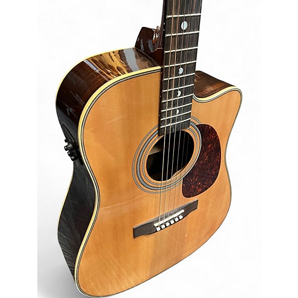 Used Luna AMD100 Natural Acoustic Electric Guitar