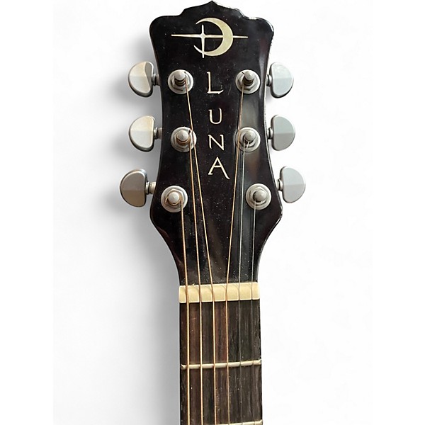 Used Luna AMD100 Natural Acoustic Electric Guitar
