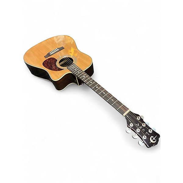 Used Luna AMD100 Natural Acoustic Electric Guitar