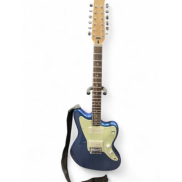 Used Squier Squier Paranormal Jazzmaster XII Lake Placid Blue Solid Body Electric Guitar