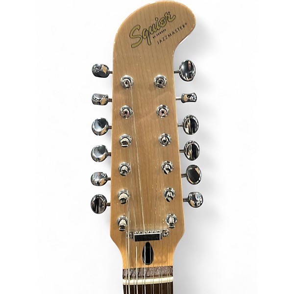 Used Squier Squier Paranormal Jazzmaster XII Lake Placid Blue Solid Body Electric Guitar