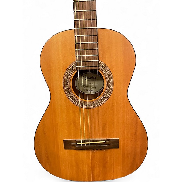 Used Fender MC1 3/4 Size Natural Classical Acoustic Guitar