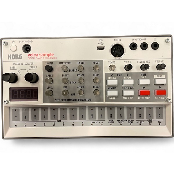 Used KORG VOLCA SAMPLE Synthesizer