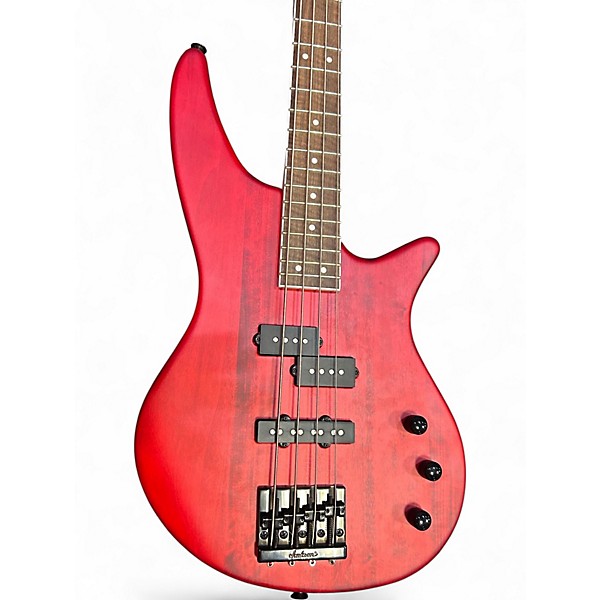 Used Jackson JS23 Dinky RED STAIN Solid Body Electric Guitar