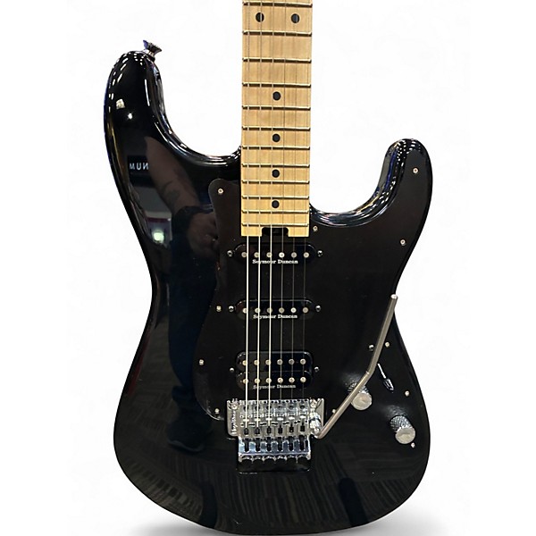 Used Charvel pro mod so cal HSS Black Solid Body Electric Guitar