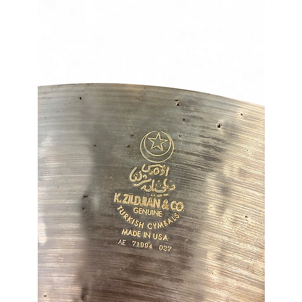 Used Zildjian 20in K Custom Hybrid Ride Cymbal