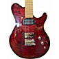 Used Ernie Ball Music Man 25th Anniversary Trans Red Solid Body Electric Guitar