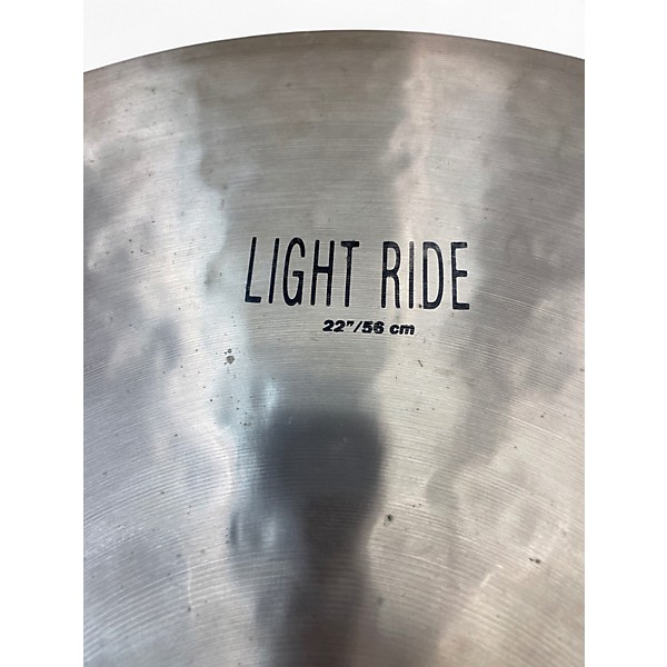 Used Zildjian 22in K Light Ride Cymbal