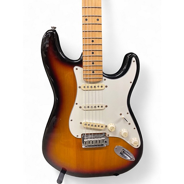 Used Squier Standard Stratocaster 2 Color Sunburst Solid Body Electric Guitar