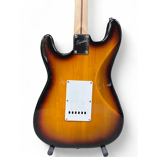Used Squier Standard Stratocaster 2 Color Sunburst Solid Body Electric Guitar