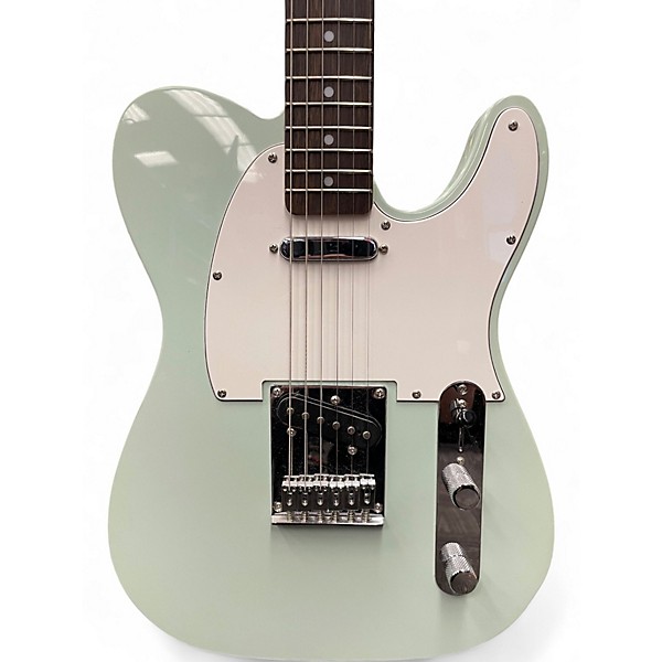 Used Squier Bullet Telecaster Surf Green Solid Body Electric Guitar