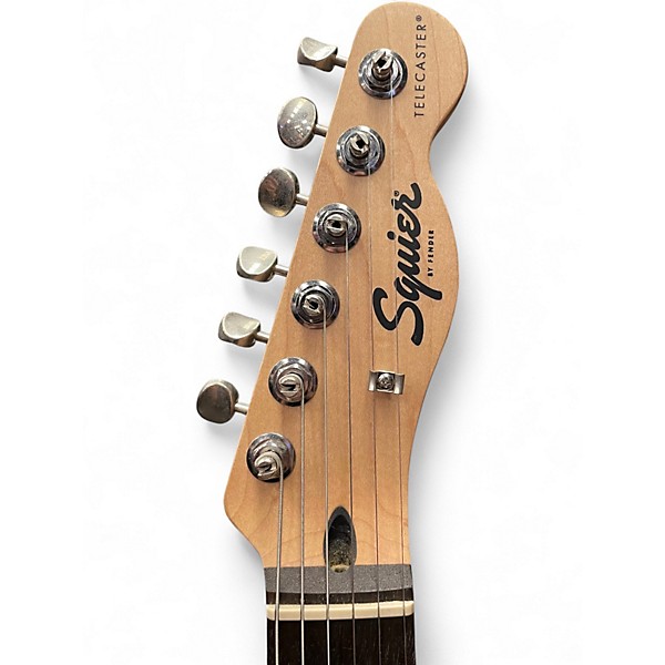 Used Squier Bullet Telecaster Surf Green Solid Body Electric Guitar