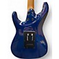 Used Ibanez AZ22S1F Transparent Turquoise Burst Solid Body Electric Guitar