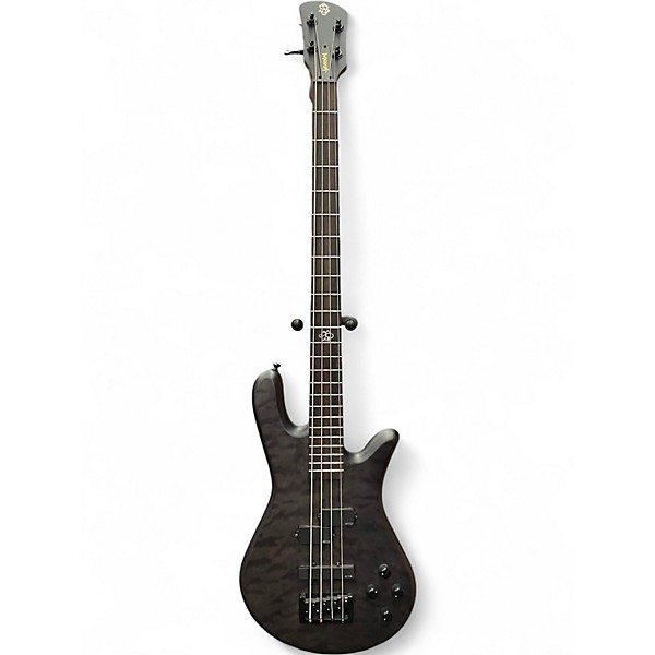 Used Spector NS Pulse II Trans Black Electric Bass Guitar