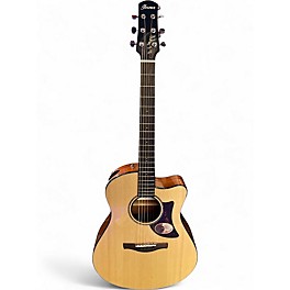 Used Ibanez AAM300CE Natural Acoustic Electric Guitar