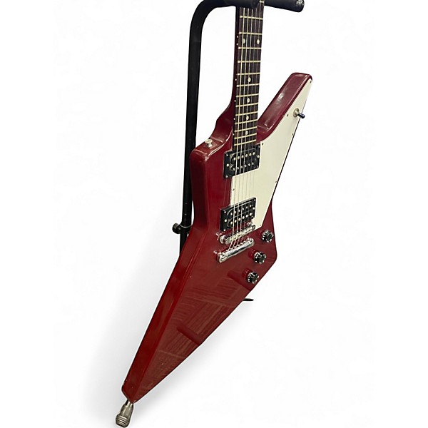 Vintage 1996 Gibson Explorer Wine Red Solid Body Electric Guitar