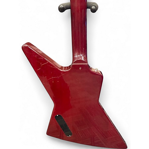 Vintage 1996 Gibson Explorer Wine Red Solid Body Electric Guitar