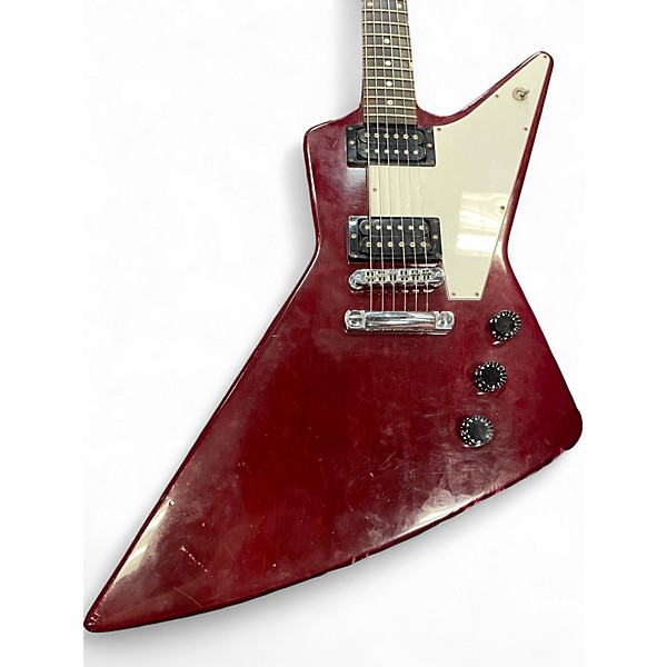 Vintage 1996 Gibson Explorer Wine Red Solid Body Electric Guitar