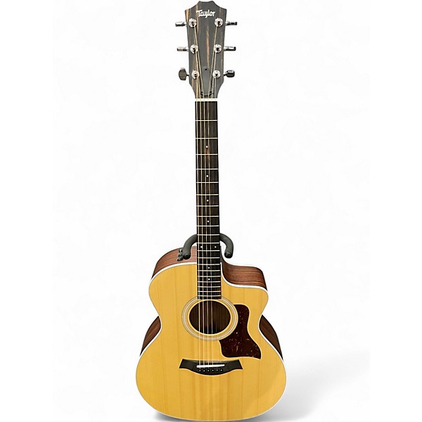 Used Taylor 214CE Natural Acoustic Electric Guitar