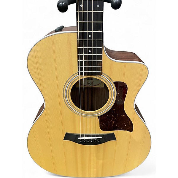 Used Taylor 214CE Natural Acoustic Electric Guitar